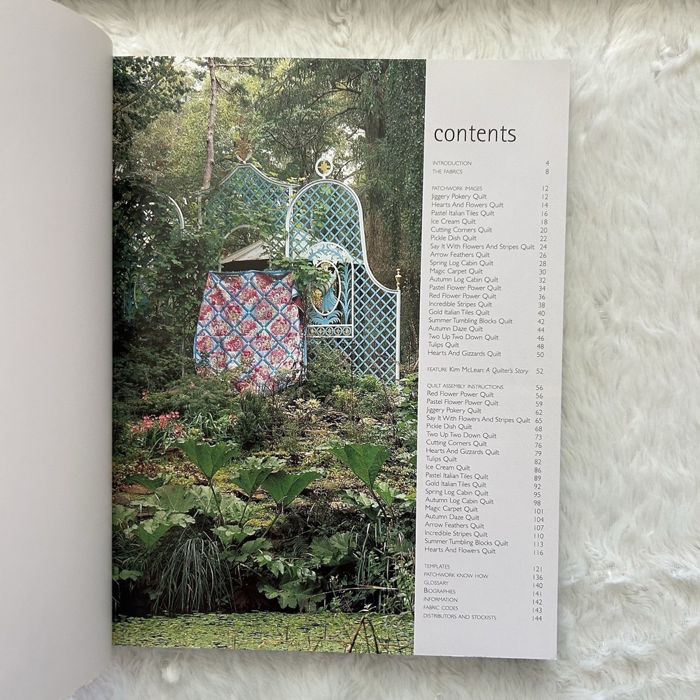 Lot of 5‎ Quilting Books by KAFFE FASSETT Patchwork Quilt Pillows Country Garden - Picture 3 of 13
